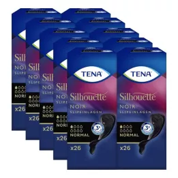 TENA SILHOUETTE Slipové vložky normal noir, 26 kusů