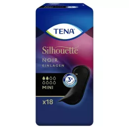 TENA SILHOUETTE Vložky do bot mini noir, 18 kusů