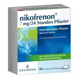 NIKOFRENON 7 mg/24 hodin transdermální náplast, 28 ks