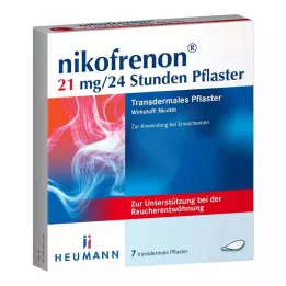 NIKOFRENON 21 mg/24 hodin transdermální náplast, 7 ks
