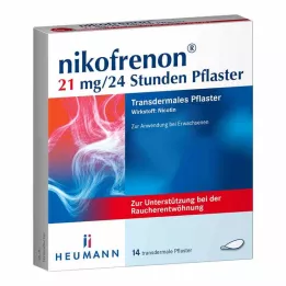 NIKOFRENON 21 mg/24 hodin transdermální náplast, 14 ks