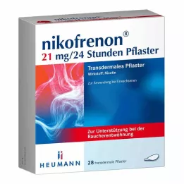 NIKOFRENON 21 mg/24 hodin transdermální náplast, 28 ks