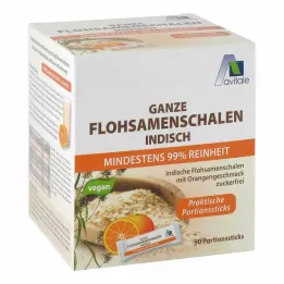 Bleší skořápka indiánské tyčinky oranžové, 90 ks
