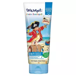 Tetesept 2 v 1 sprchu a šamponový kapitán Sharky, 200 ml