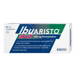 IbuARISTO akutní 400 mg ibuprofen potahované tablety, 10 ks