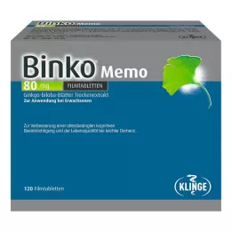 BINKO Memo 80 mg filmové tablety, 120 ks