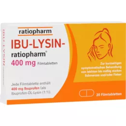 IBU-LYSINEratiopharm 400 mg potahované tablety, 20 ks