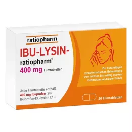 IBU-LYSIN-ratiopharm 400 mg potahované tablety, 20 ks