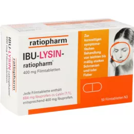 IBU-LYSINEratiopharm 400 mg potahované tablety, 50 ks