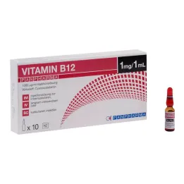 Vitamin B12 Panpharma 1000 µg/ml injekční roztok, 10X1 ml