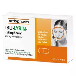 IBU-LYSIN-ratiopharm 293 mg potahované tablety, 20 ks