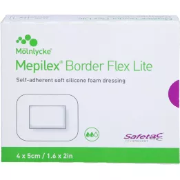 MEPILEX Border Flex Lite Foam Association 4x5 cm, 10 ks