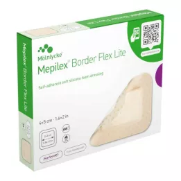 MEPILEX Border Flex Lite pěnový obvaz 4x5 cm, 10 ks