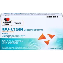 IBU-LYSIN DoppelherzPharma 400 mg potahované tablety, 20 ks