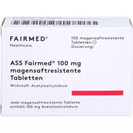ASS Fairmed 100 mg žaludeční saftres.bleten, 100 ks