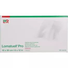 LOMATUELL Pro 15x30 cm sterilní, 5 ks