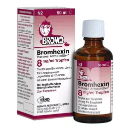 BROMHEXIN Hermes Arzneimittel 8 mg/ml kapky, 50 ml