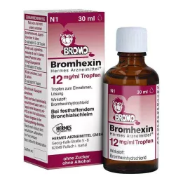 BROMHEXIN Hermes Arzneimittel 12 mg/ml kapky, 30 ml