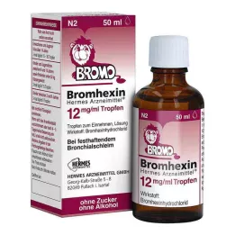 BROMHEXIN Hermes Arzneimittel 12 mg/ml kapky, 50 ml
