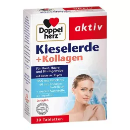 DOPPELHERZ Tablety oxidu křemičitého+kolagenu, 30 ks