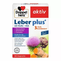 DOPPELHERZ Játra plus s cholin+zinkové kapsle, 30 ks