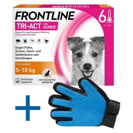 FRONTLINE Tri-Act roztok na špinění pro psy 5-10 kg, 6 ks