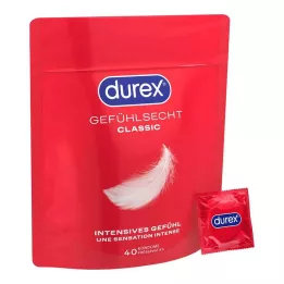 DUREX Feeling Real Ultra-Thin kondomy, 40 ks