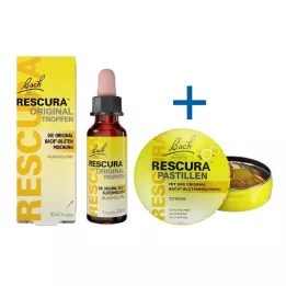 BACHBLÜTEN Original Rescura Drops bez alkoholu, 10 ml