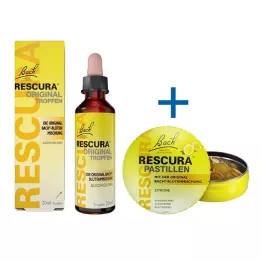 BACHBLÜTEN Original Rescura Drops bez alkoholu, 20 ml