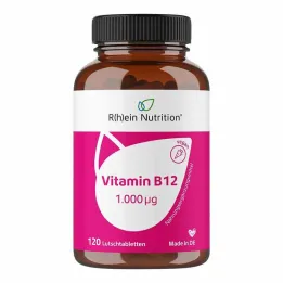 Vitamín B12 1000 µg pastilky veganské, 120 ks