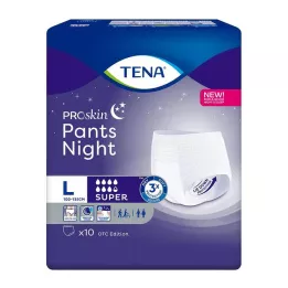TENA PANTS noční super L jednorázové kalhoty, 10 ks