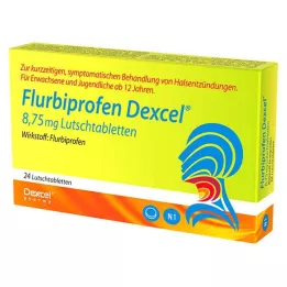FLURBIPROFEN Dexcel 8,75 mg pastilky, 24 ks