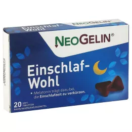 NEOGELIN Žvýkací tablety pro dobrý spánek, 20 ks