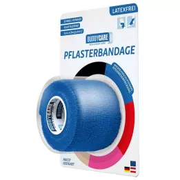 PFLASTERBANDAGE latex -bez BUDDYCARE MED modré, 1 ks