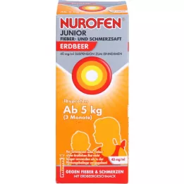 Nurofen Juniorová horečka a bolesti džus jahody 40 mg / ml, 100 ml