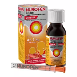 NUROFEN Sirup proti horečce a bolesti Junior Jahoda 40 mg/ml, 100 ml