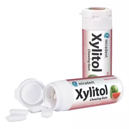 MIRADENT Xylitolová žvýkačka Vodní meloun, 30 ks