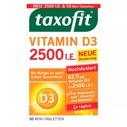 TAXOFIT Vitamin D3 2500 IU tablety, 50 ks