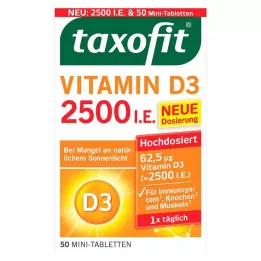 TAXOFIT Vitamin D3 2500 I.E. tablety, 50 ks