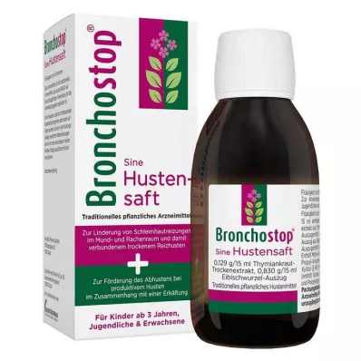 BRONCHOSTOP Sirup proti sinusovému kašli, 200 ml