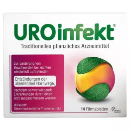 UROINFEKT 864 mg potahované tablety, 14 ks