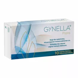 GYNELLA Flora Vaginální čípky, 10 ks