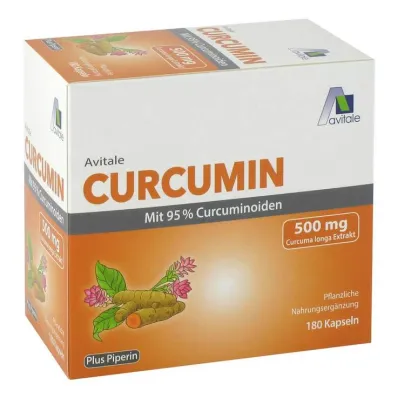 Kurkumin 500 mg 95% kurkuminoidy + piperinové kapsle, 180 ks Kurkumin 500 mg 95% kurkuminoidy + piperinové kapsle, 180 ks