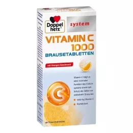 DOPPELHERZ Vitamin C 1000 system šumivé tablety, 40 ks