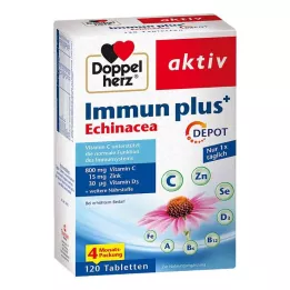DOPPELHERZ Immun plus Echinacea Depot Tablets, 120 ks