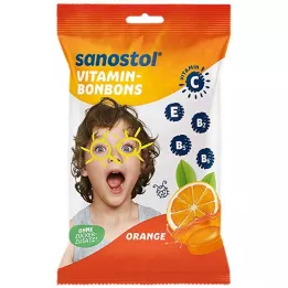 Sanostol Vitamin Bonbons Orange, 75 g
