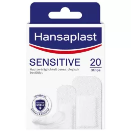 HANSAPLAST Hypoalergenní proužky Sensitive Plaster, 20 ks