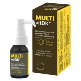 MULTIVITDK Roztok Vitamin D3+K2, 10 ml