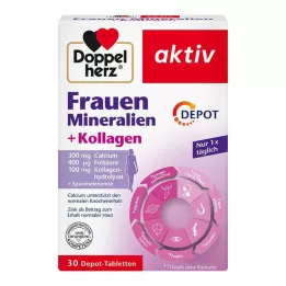 DOPPELHERZ Women Minerals+Collagen Depot Tablets, 30 ks