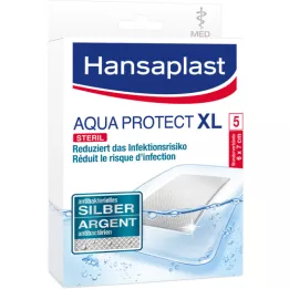 Hansaplast Aqua chránit asociaci ran Antibakteriální 8x10cm, 5 ks